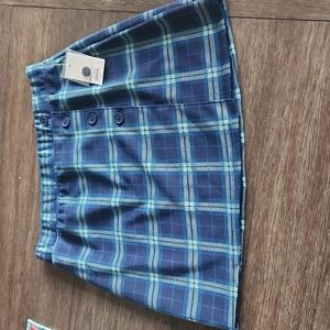 SO plaid mini skirt
